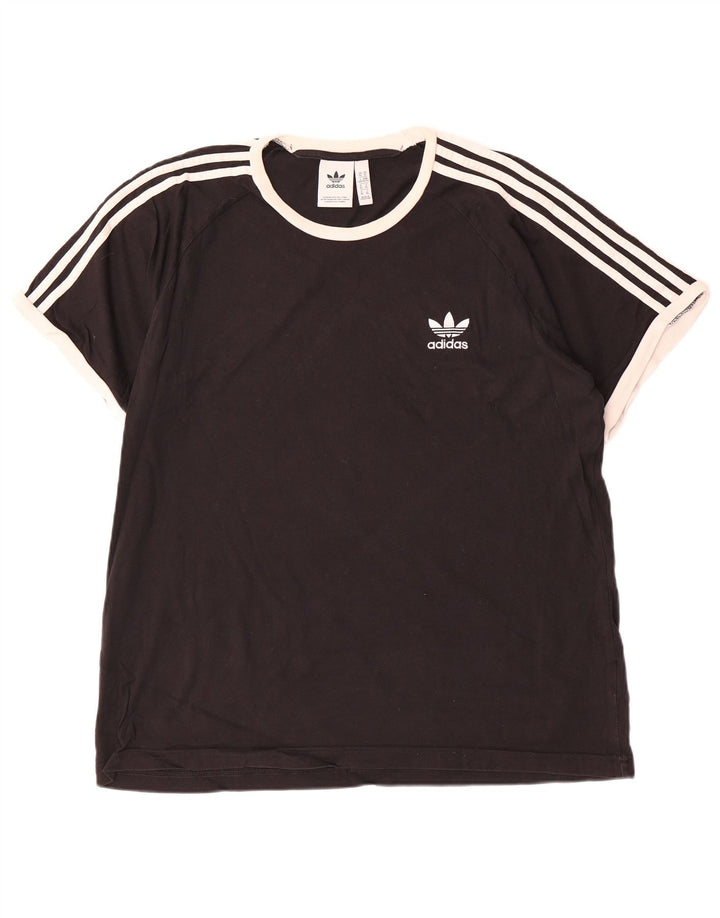 Ανδρικό T-Shirt Adidas Top XL Μαύρο βαμβακερό