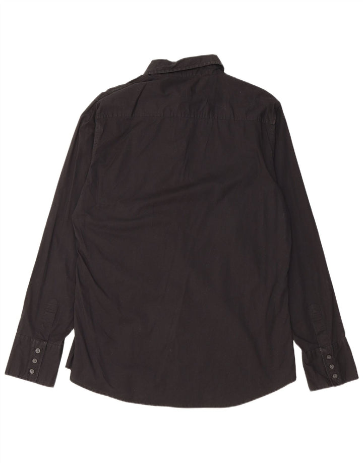 Ανδρικό πουκάμισο Calvin Klein Jeans XL Μαύρο βαμβακερό