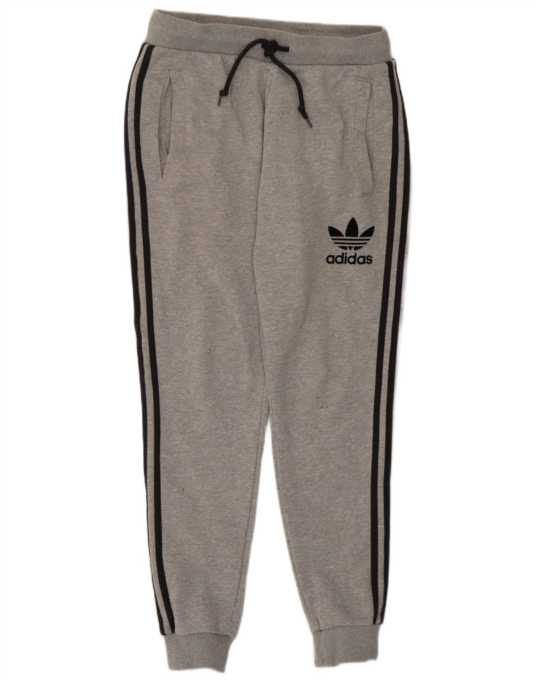 Ανδρική αθλητική φόρμα γραφικών Adidas Παντελόνι Joggers Μεσαίο γκρι βαμβακερό