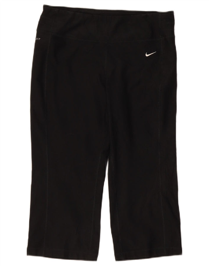 Γυναικείο κολάν Nike Capri Medium W30 L19 Μαύρο Sports από πολυεστέρα