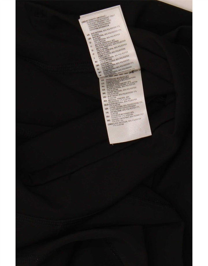 Adidas Γυναικεία κολάν Capri Climalite UK 12/14 Μεσαίο μαύρο πολυεστέρα