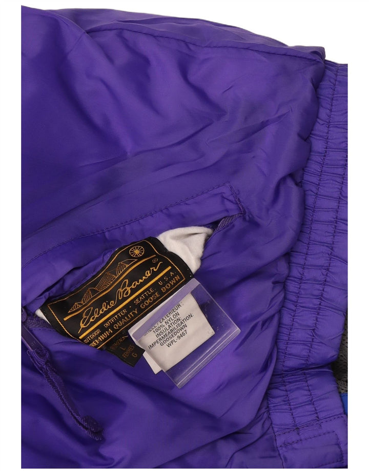 Eddie Bauer Γυναικείο μπουφάν με κουκούλα μεγάλου μεγέθους UK 16 μεγάλο μωβ