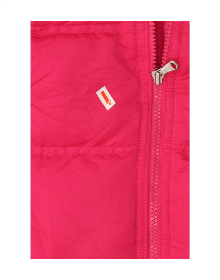 Adidas Γυναικεία padded Gilet UK 6 XS Pink Polyester