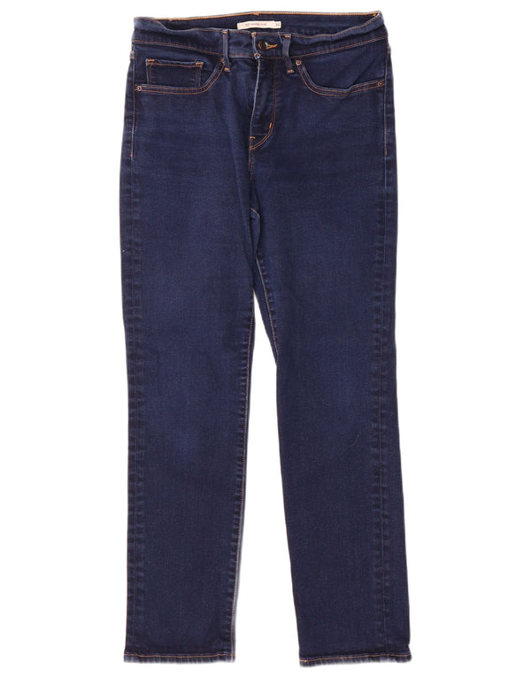 Levi's Womens 312 Shaping Slim Jeans W30 L27 Navy Blue