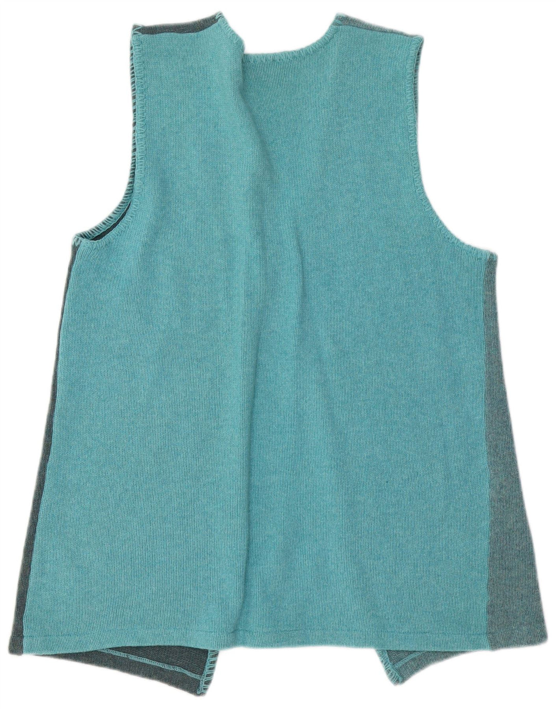 VINTAGE Γυναικείο πουλόβερ UK 14 Μεγάλο Τυρκουάζ Χρώμα