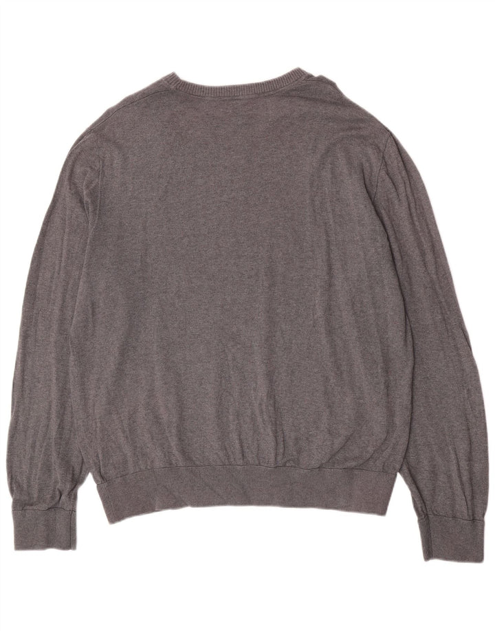 Ανδρικό πουλόβερ Gap Crew Neck Jumper XL Γκρι βαμβακερό