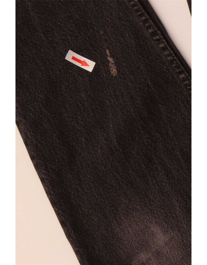 Levi's Womens 901 Distressed Straight Jeans W28 L27 Γκρι βαμβακερό