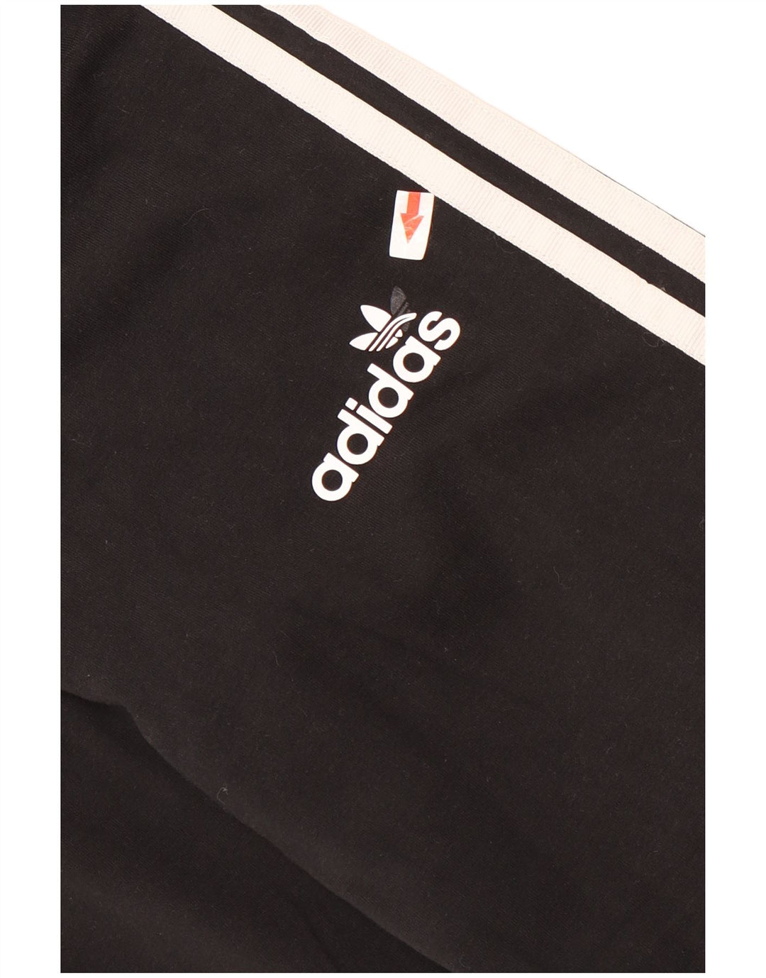 Γυναικείο κολάν Adidas UK 12 μεσαίο μαύρο βαμβακερό