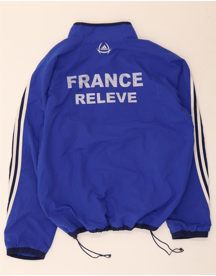 Ανδρική φόρμα γυμναστικής Adidas Top Jacket UK 40/42 Medium Blue Colourblock