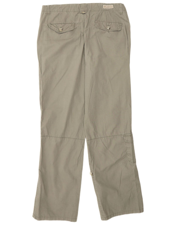 Columbia Γυναικείο ίσιο παντελόνι Cargo US 12 Large W30 L30 Χακί Βαμβακερό