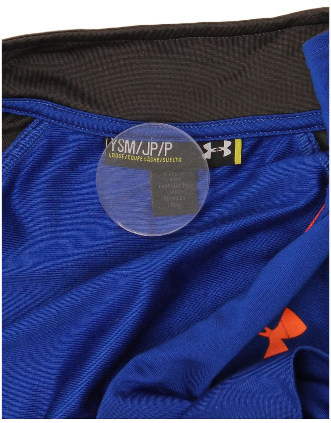 Under Armour Boys αθλητική φόρμα Top Jacket 7-8 ετών Small Blue Colourblock