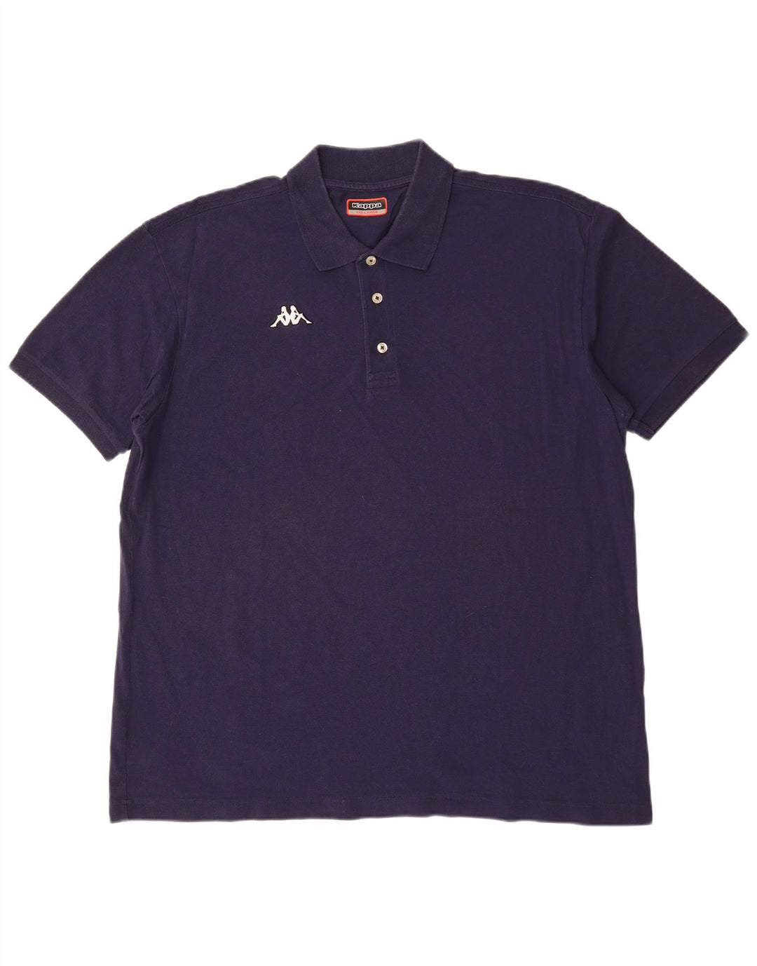 Ανδρικό μπλουζάκι πόλο KAPPA 3XL Navy Blue Cotton