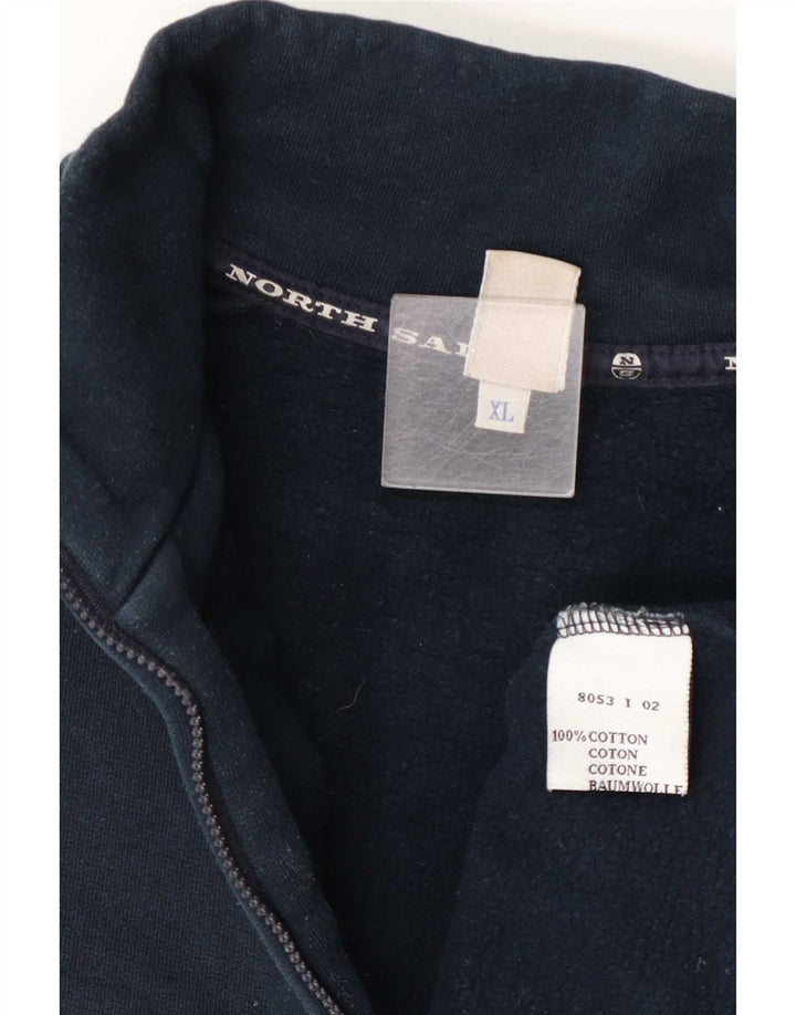 Ανδρικό φούτερ με φερμουάρ North Sails Jumper XL Navy Blue Cotton
