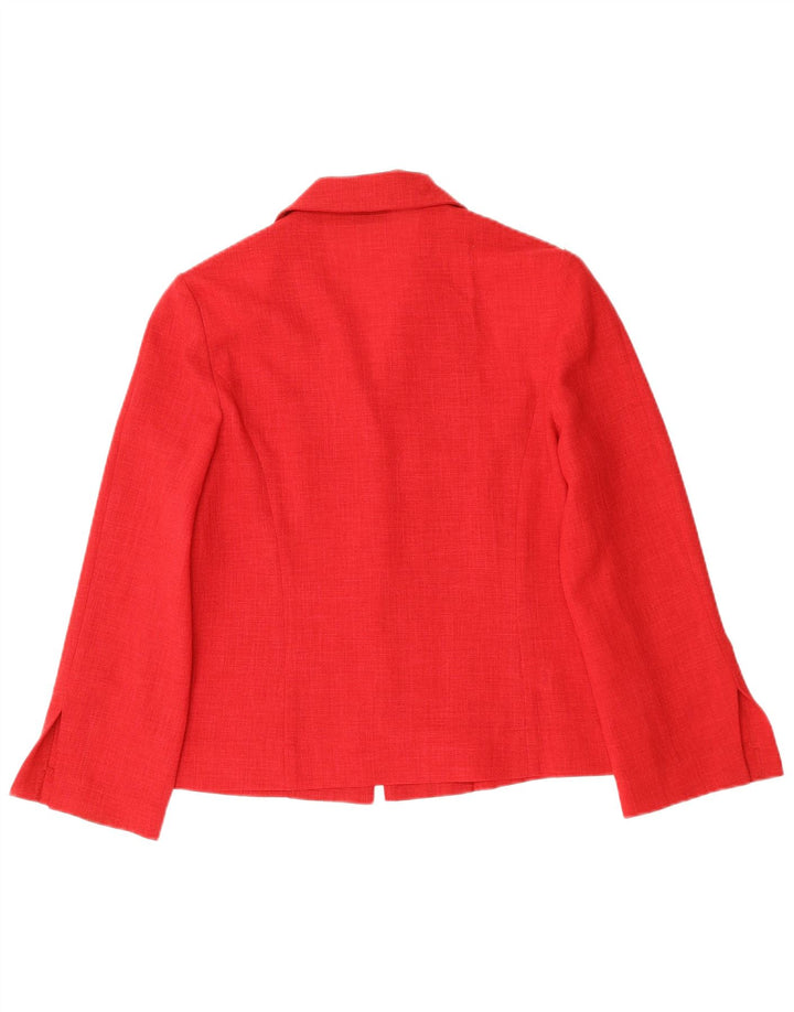 Sasha Γυναικείο σακάκι μπλέιζερ EU 42 Large Red Polyester Classic