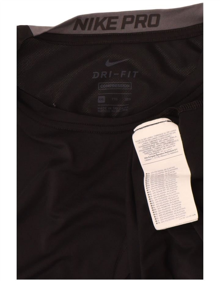 Ανδρικό T-shirt Nike Dri Fit Top 2XL μαύρο πολυεστέρα