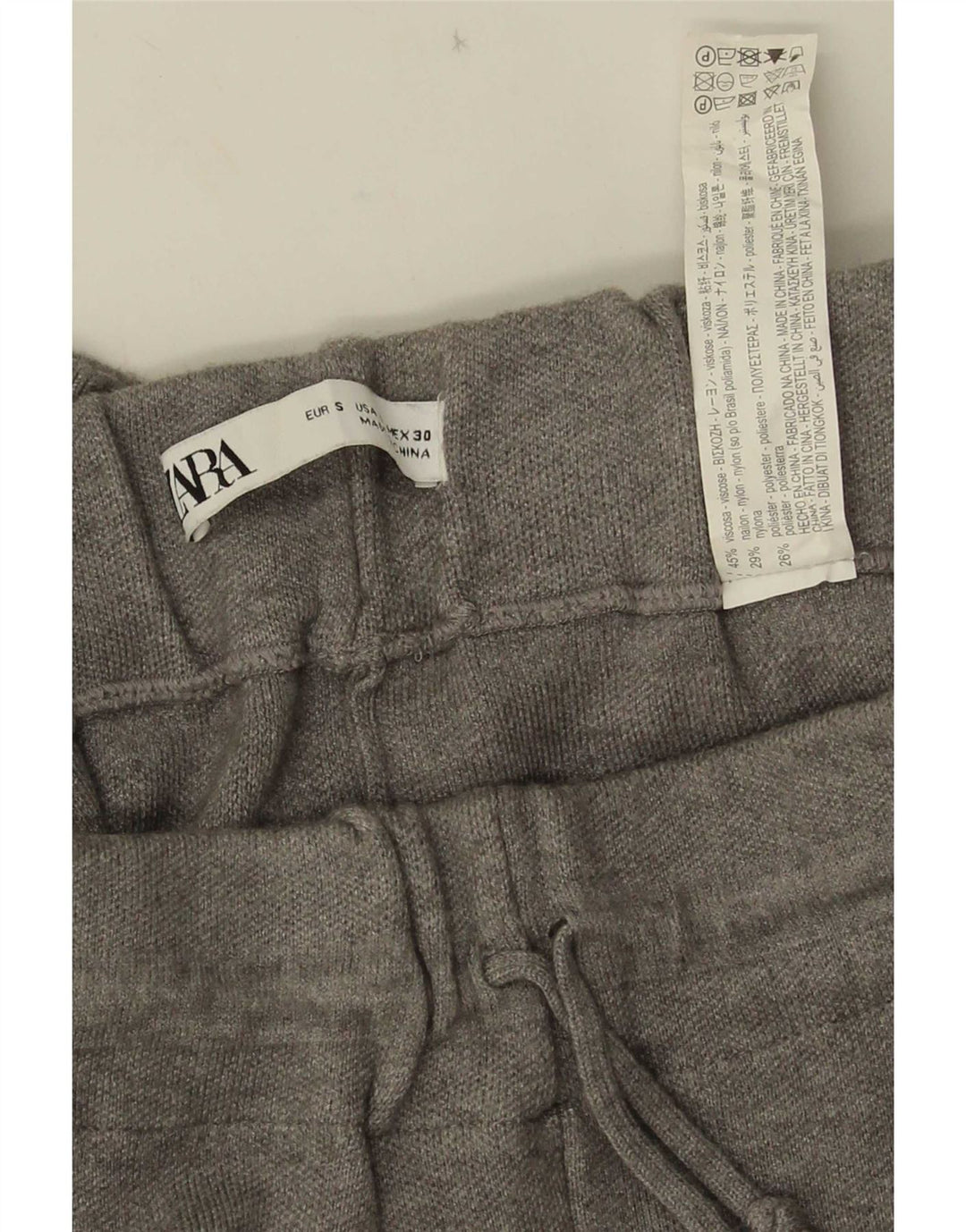 Ανδρική φόρμα Zara Παντελόνι Joggers Μικρή Γκρι Βισκόζη