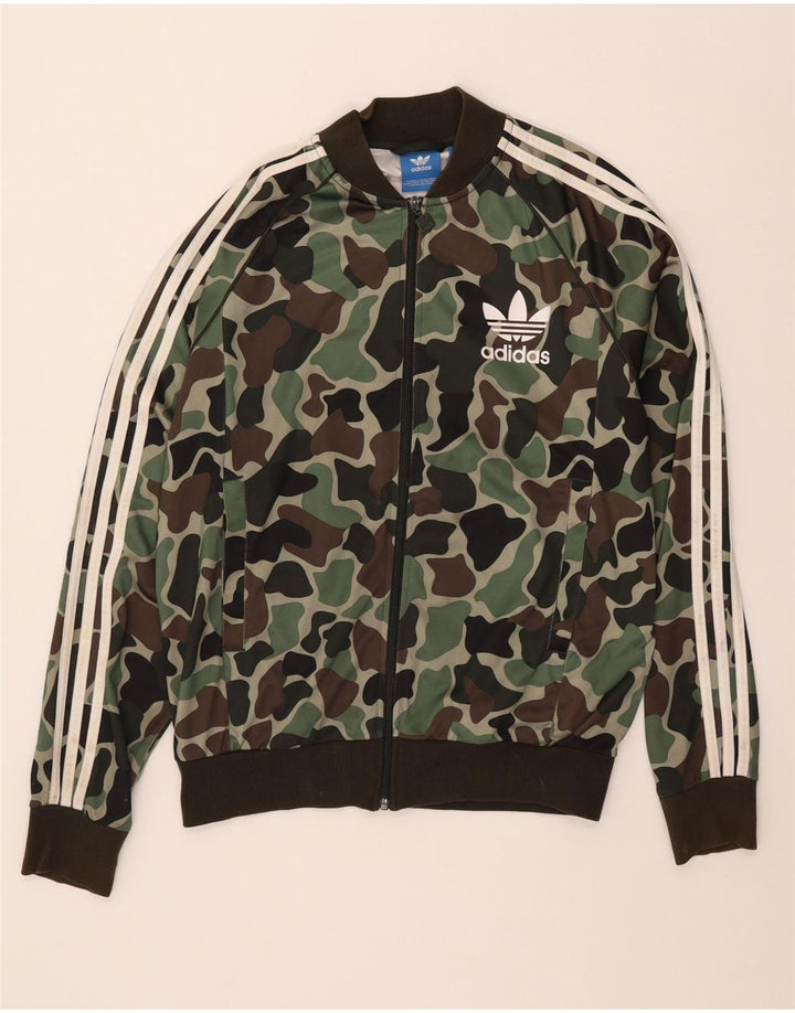 Ανδρική φόρμα Adidas Top Jacket Large Khaki Camouflage Polyester