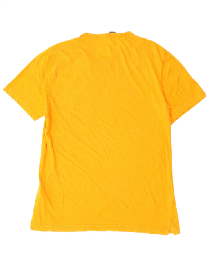 Ανδρικό T-Shirt Ted Baker Top Size 3 Μεσαίο πορτοκαλί βαμβακερό