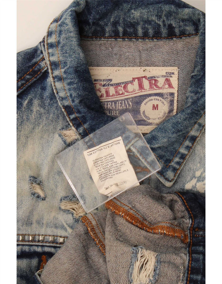 Vintage Ανδρικό τζιν μπουφάν UK 38 Medium Blue Cotton