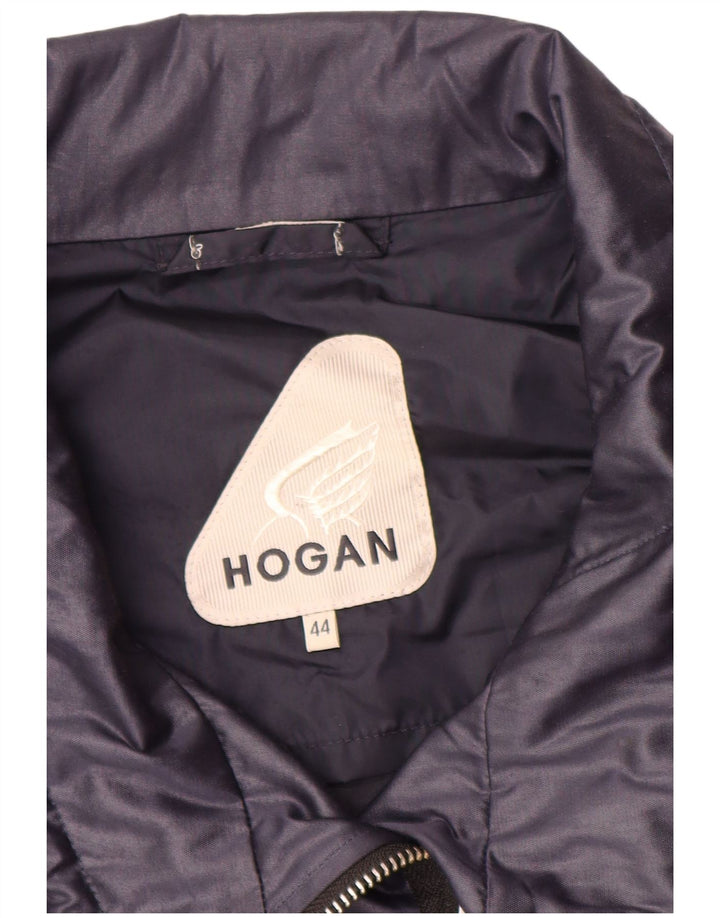 Γυναικείο μπουφάν HOGAN Bomber IT 44 Medium Navy Blue Cotton