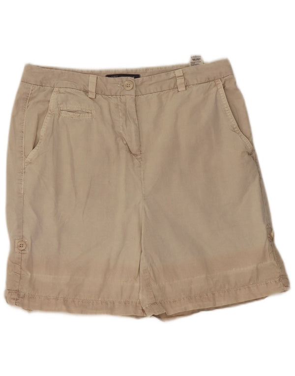 Marks & Spencer Γυναικείο σορτς Chino UK 10 Small W28 Μπεζ βαμβακερό