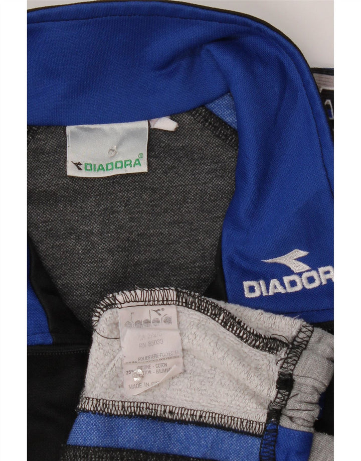 Ανδρική φόρμα γραφικών Diadora Μπουφάν μεσαίου μαύρου χρώματος