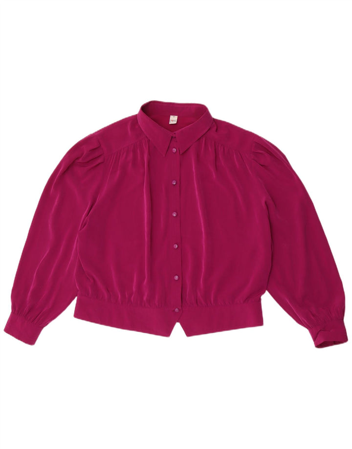 Tru γυναικείο πουκάμισο Μπλούζα IT 48 XL Purple Polyester