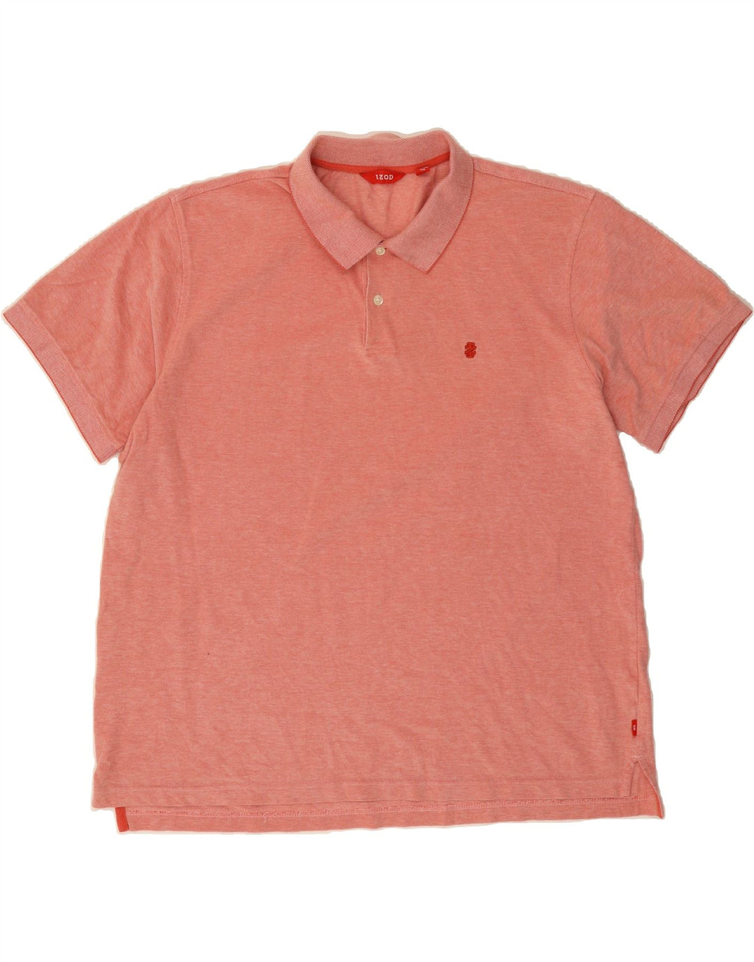 IZOD Mens Polo Shirt 2XL Red Cotton Vintage Izod and Second-Hand Izod from Messina Hembry 