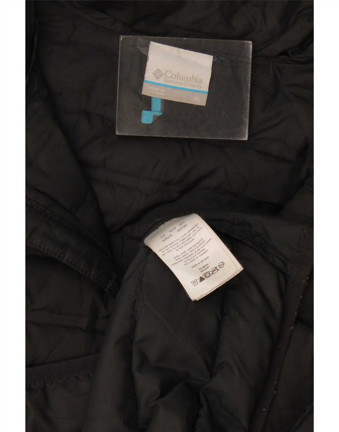 Columbia Ανδρικό padded Gilet UK 42 XL Μαύρος πολυεστέρας