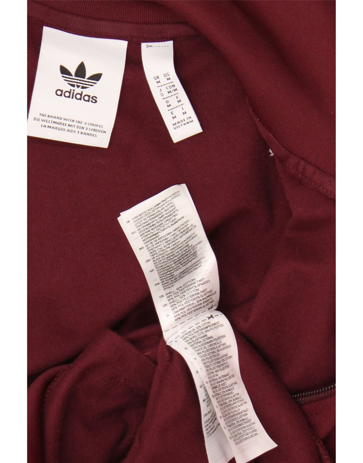 Ανδρική φόρμα Adidas Top Jacket Βαμβακερό μεσαίο μπορντό