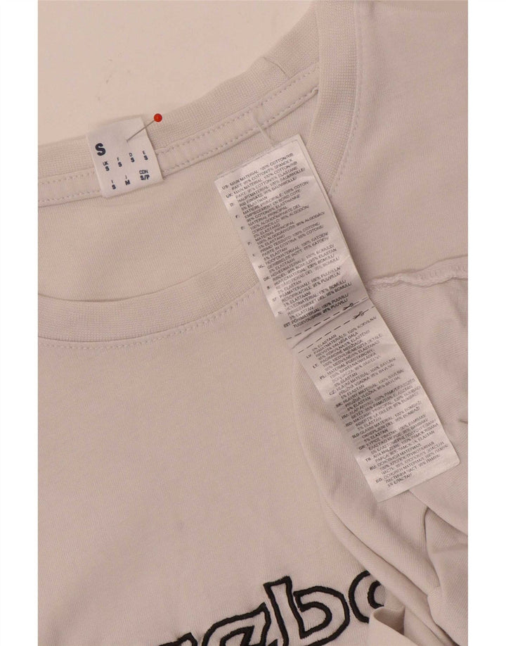 Ανδρικό γραφικό T-Shirt Reebok Top Μικρό λευκό βαμβακερό