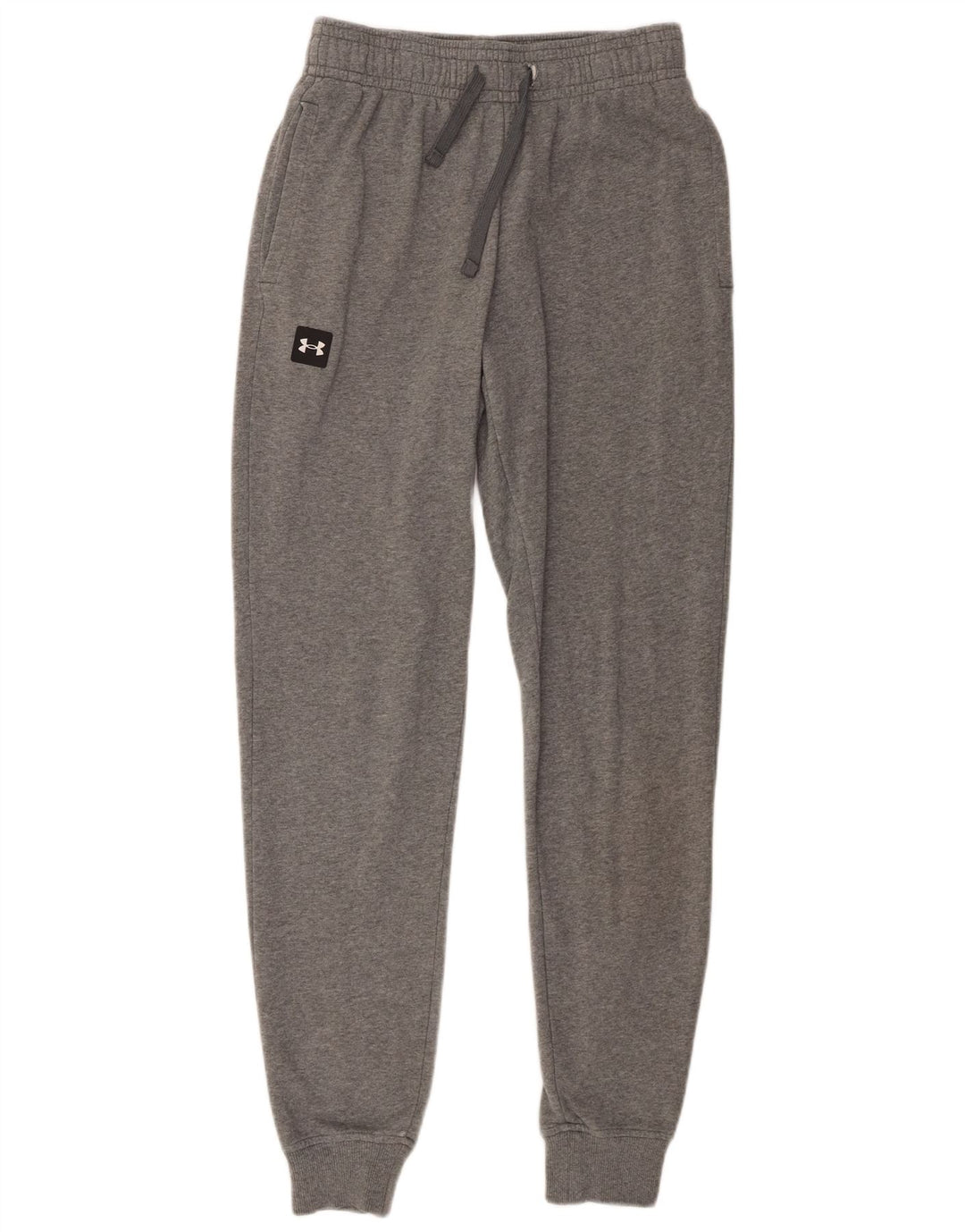 Under Armour Ανδρική αθλητική φόρμα Παντελόνι Joggers Μικρό/Μεσαίο Γκρι Βαμβακερό