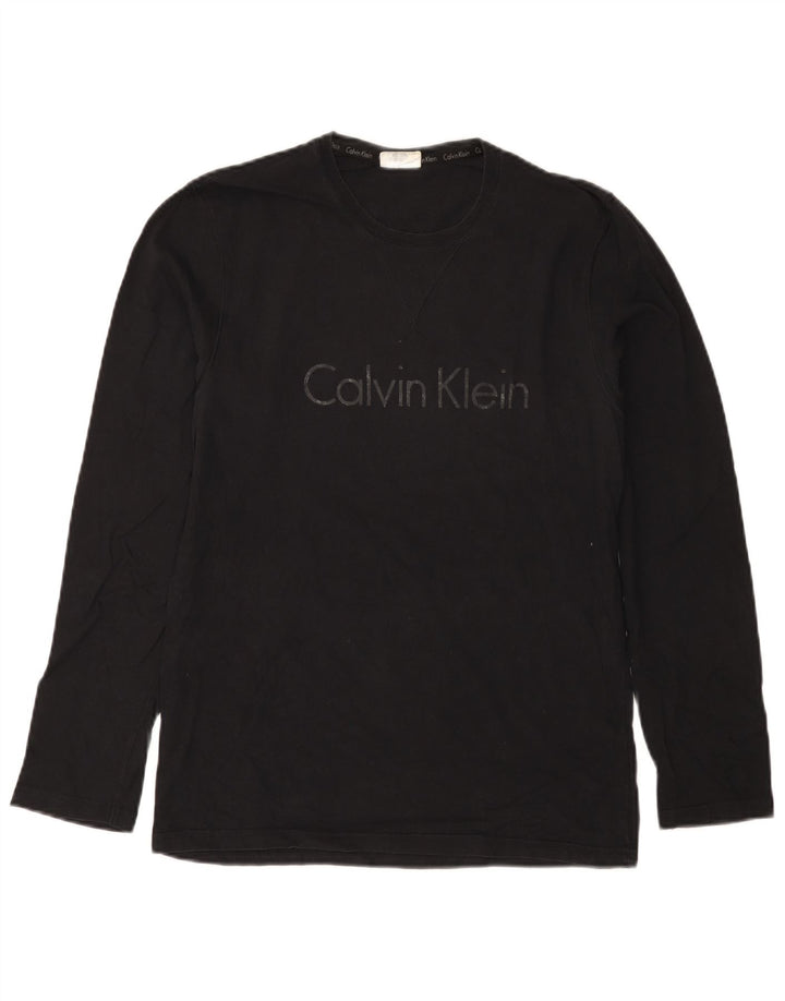 Calvin Klein Ανδρικό γραφικό μακρυμάνικο τοπ Μαύρο