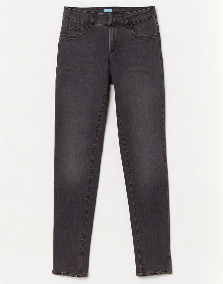 Liu Jo Γυναικείο Slim Jeans W30 L28 Γκρι βαμβακερό