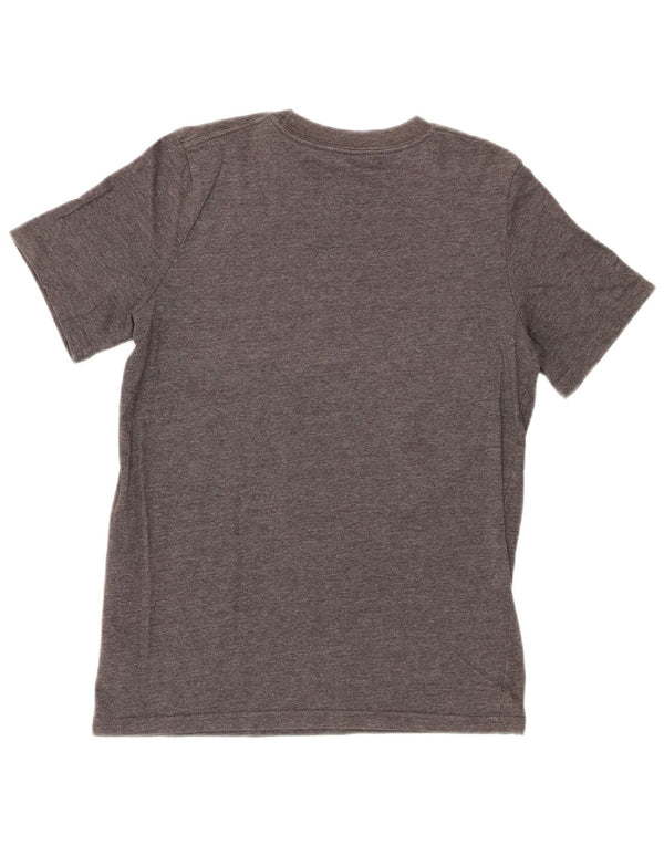 Γραφικό T-Shirt Adidas Boys Top 10-11 ετών Μεσαίο γκρι βαμβακερό