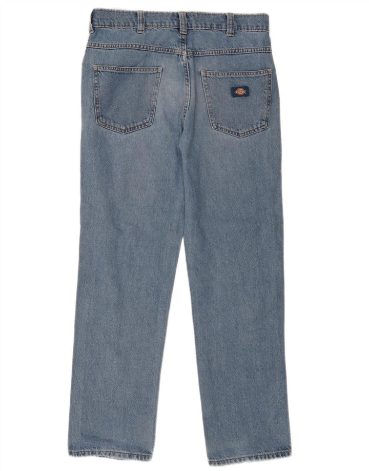 DICKIES Γυναικείο ίσιο τζιν W28 L30 Μπλε βαμβακερό