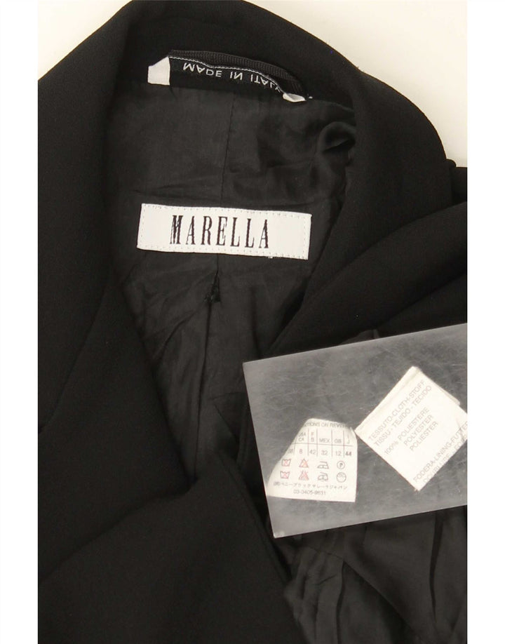 Marella Γυναικείο μπουφάν Bolero UK 12 Μεσαίου Μαύρου Πολυεστέρα