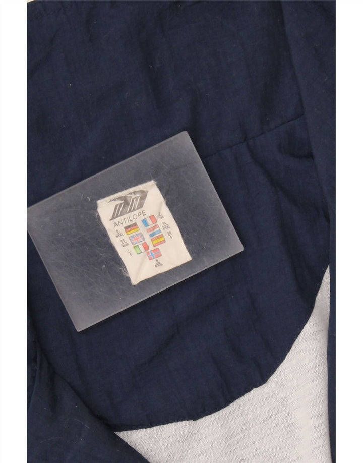 Ανδρική φόρμα VINTAGE Top Jacket UK 46/48 XL Navy Blue Colorblock Nylon