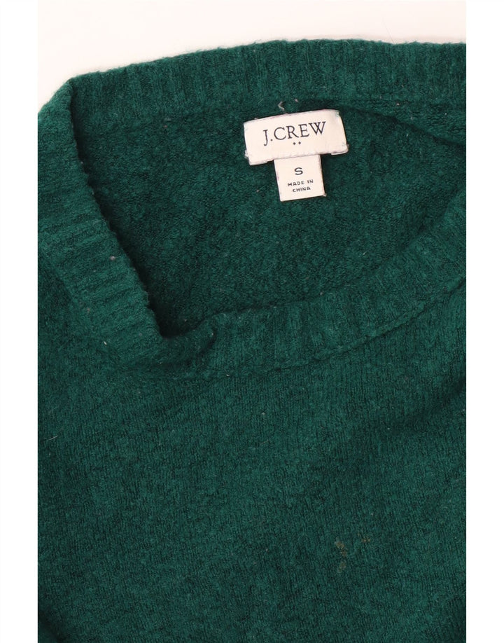 J. CREW Womens Crew Neck Jumper Sweater UK 10 Small Green Vintage J. Crew and Second-Hand J. Crew from Messina Hembry 