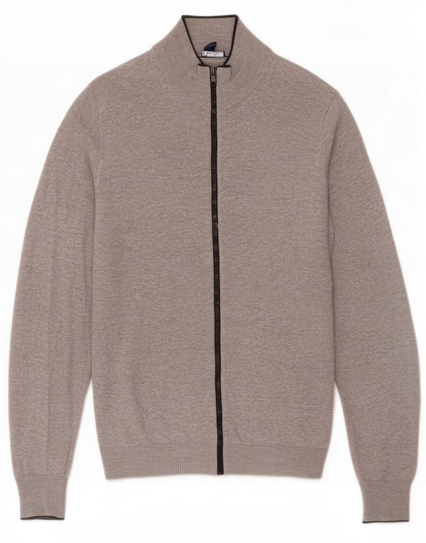 Gap Mens Cardigan Sweater Medium Grey Cotton
