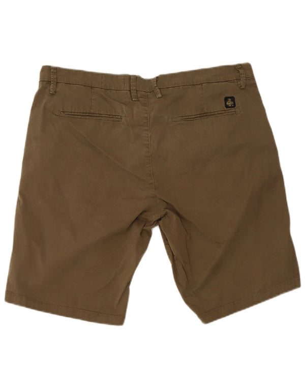 Refrigiwear Ανδρικό ψηλόμεσο σορτς Chino IT 54 2XL W38 Χακί βαμβακερό