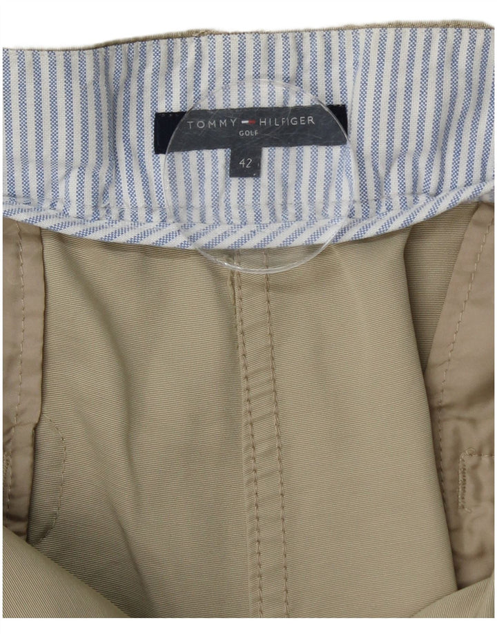 TOMMY HILFIGER Γυναικείο ίσιο casual παντελόνι EU 42 Large W34 L27 Beige