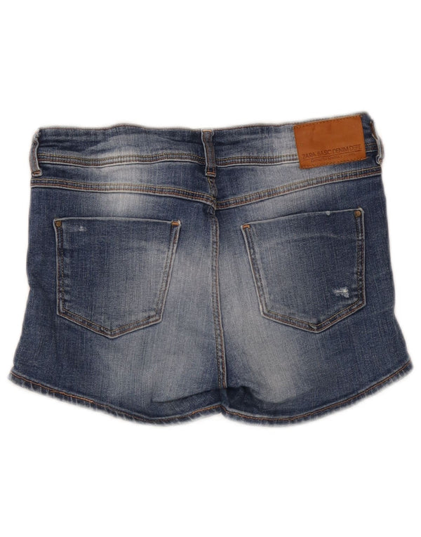 Zara Γυναικείο τζιν σορτς με χαμηλή μέση EU 36 XS W26 μπλε