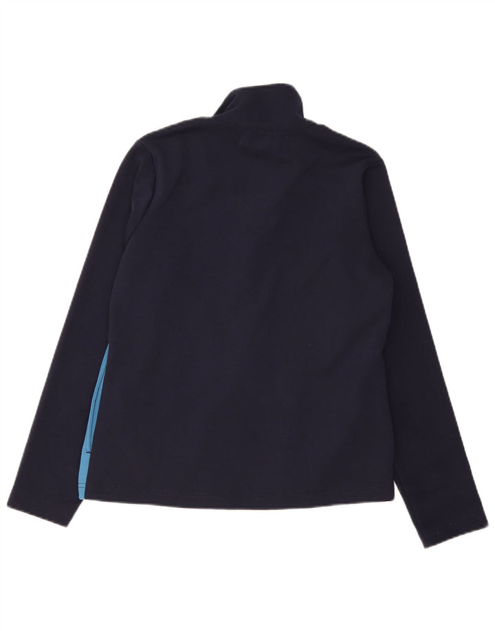 Γυναικεία αθλητική φόρμα KAPPA Top Jacket UK 14 Medium Navy Blue Colourblock
