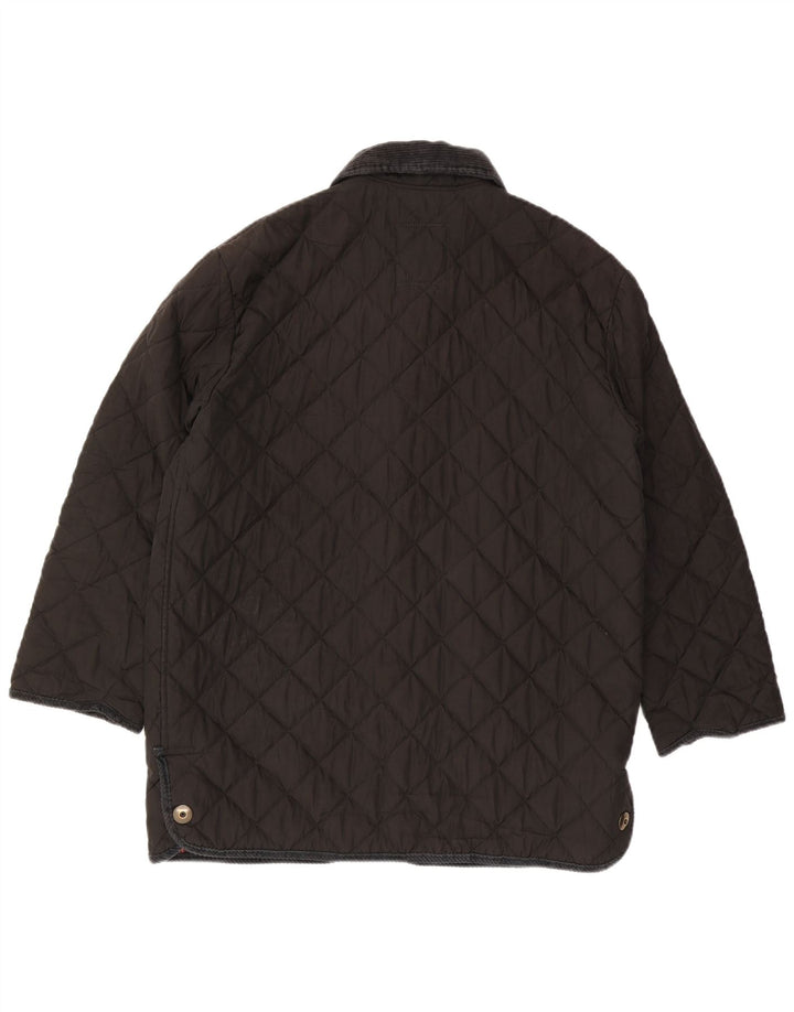 Vintage Γυναικείο Καπιτονέ Μπουφάν IT 48 XL Μαύρο Βαμβακερό