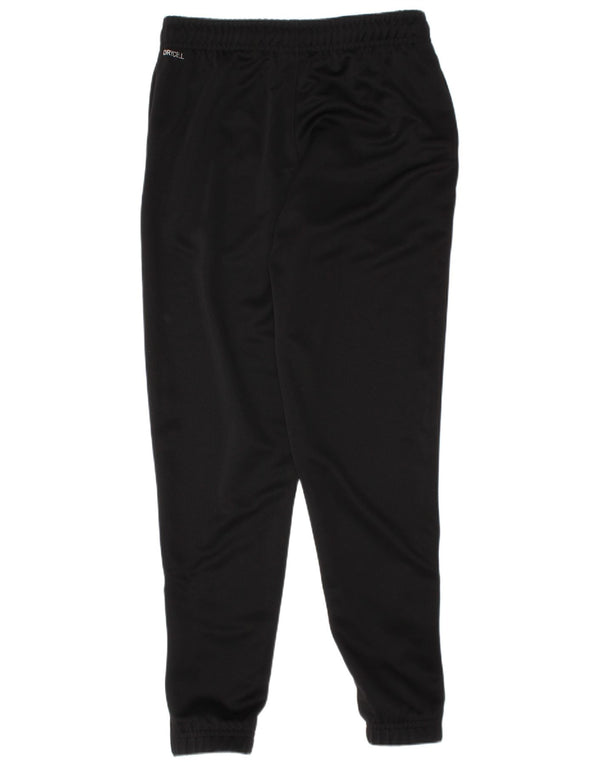 Puma Boys Tracksuit Trousers Joggers 9-10 Years Black Polyester
