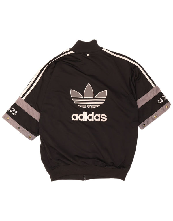 Ανδρική φόρμα γυμναστικής ADIDAS Top Jacket UK 40/42 Medium Black Colourblock