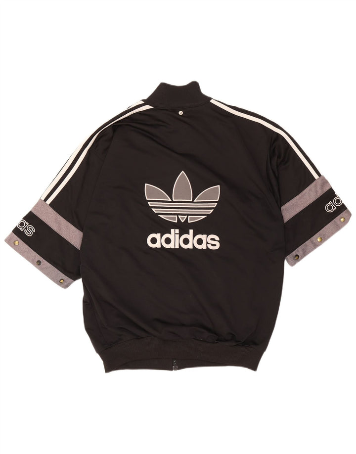 Ανδρική φόρμα γυμναστικής ADIDAS Top Jacket UK 40/42 Medium Black Colourblock