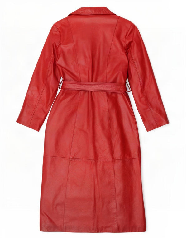 Davin Γυναικείο Δερμάτινο Παλτό IT 44 Medium Red