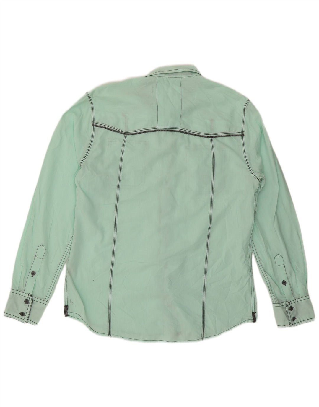 Ανδρικό πουκάμισο BKE Standard Fit μεγάλο πράσινο βαμβακερό